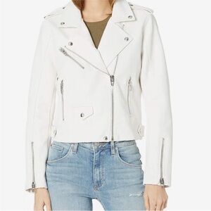 NWOT BlankNYC White Small Moto Jacket